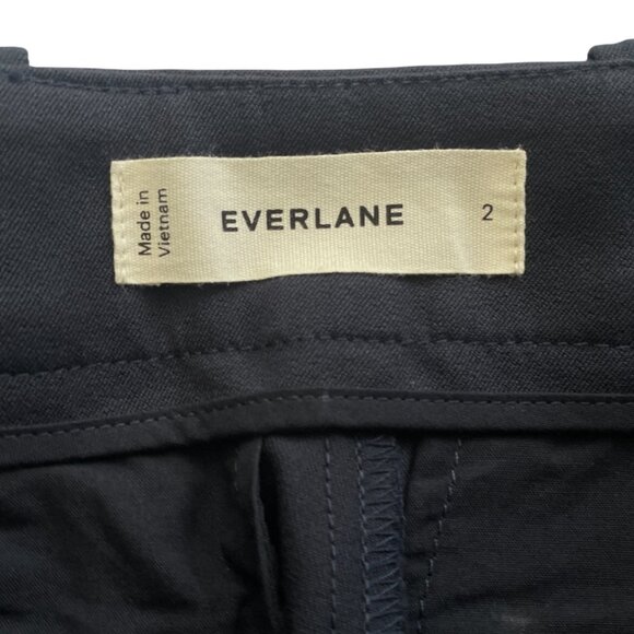NEW Everlane The Bi-Stretch Flare Pant Womens 2 Navy - Picture 9 of 12